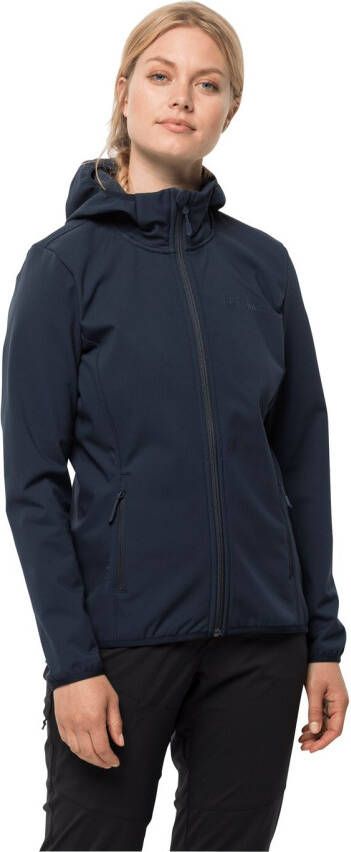 Jack Wolfskin Bornberg Hoody Women Fleece jack Dames XXL blue night blue