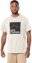 Jack Wolfskin Brand T-Shirt Men Heren T-shirt van biologisch katoen XXL geel egret - Thumbnail 1