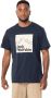 Jack Wolfskin Brand T-Shirt Men Heren T-shirt van biologisch katoen XXL blue night blue - Thumbnail 2