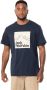 Jack Wolfskin Brand T-Shirt Men Heren T-shirt van biologisch katoen XXL blue night blue - Thumbnail 1