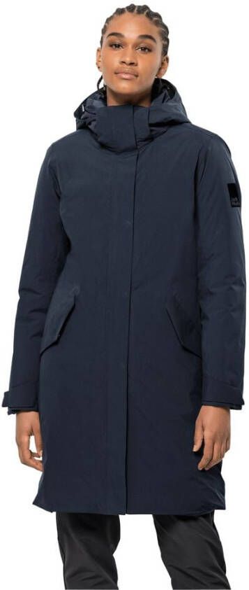 Jack Wolfskin Cold Bay Coat Women Waterdichte donsjas Dames XS blue night blue