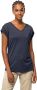 Jack Wolfskin Coral Coast T-Shirt Women Dames T-shirt XS blue night blue - Thumbnail 1