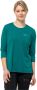 Jack Wolfskin Crosstrail 3 4 T-Shirt Women Functioneel shirt Dames XS petrol - Thumbnail 1