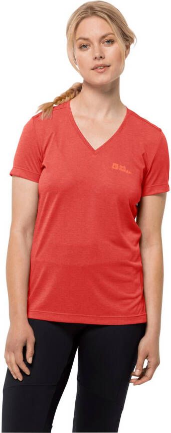 Jack Wolfskin Crosstrail T-Shirt Women Functioneel shirt Dames L tango orange tango orange