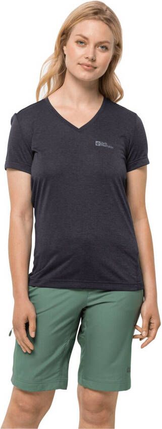 Jack Wolfskin Crosstrail T-Shirt Women Functioneel shirt Dames S graphite