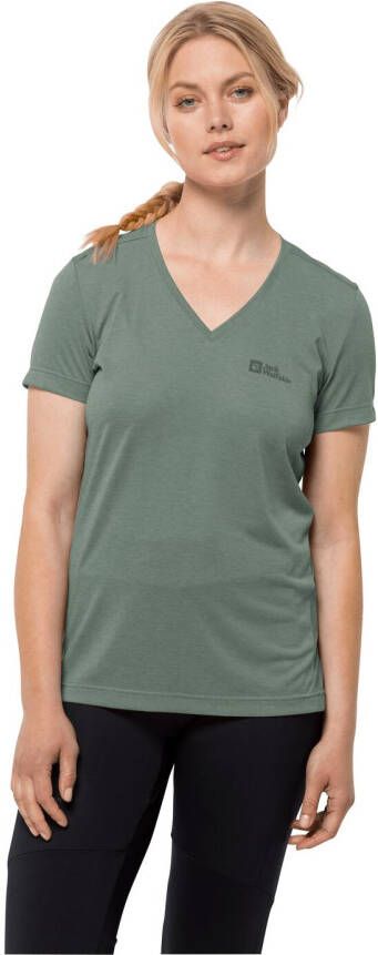 Jack Wolfskin Crosstrail T-Shirt Women Functioneel shirt Dames XL picnic green picnic green