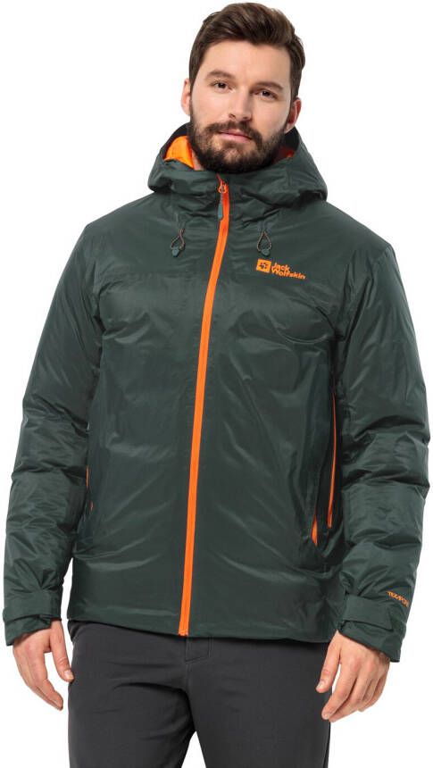 Jack Wolfskin Cyrox 2L Down Jacket Men Waterdicht donsjack Heren XL black olive black olive