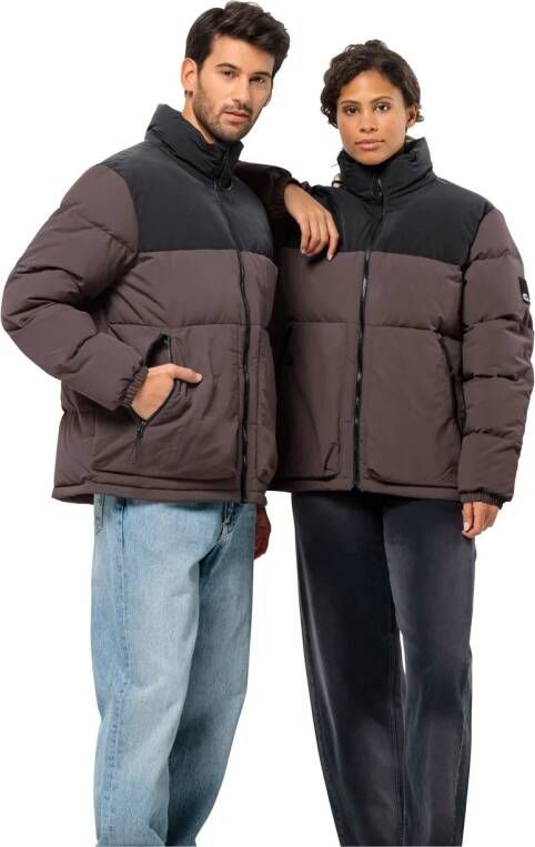 Jack Wolfskin Dellbrueck Jacket Donsjack L black plum black plum