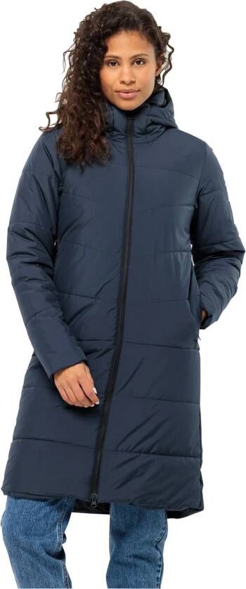 Jack Wolfskin Deutzer Coat Women Winterjas Dames XS blue night blue
