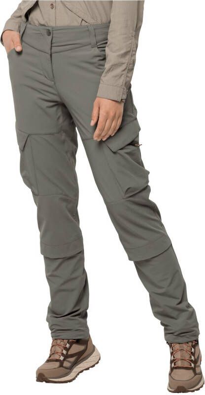 Jack Wolfskin Diskovera Pants Women Softshellhose Damen 40 gecko green gecko green