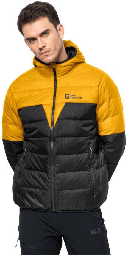 Jack Wolfskin DNA Tundra Down Hoody Men Donsjack Heren L geel burly yellow XT