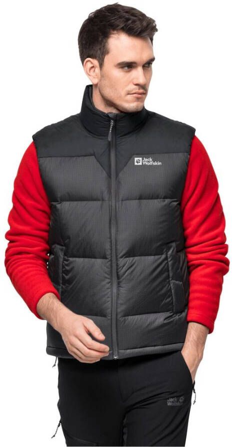 Jack Wolfskin DNA Tundra Down Vest Men Donzen bodywarmer Heren XXL phantom