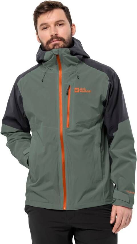 Jack Wolfskin Eagle Peak 2L Jacket Men Regenjack Heren 3XL hedge green hedge green