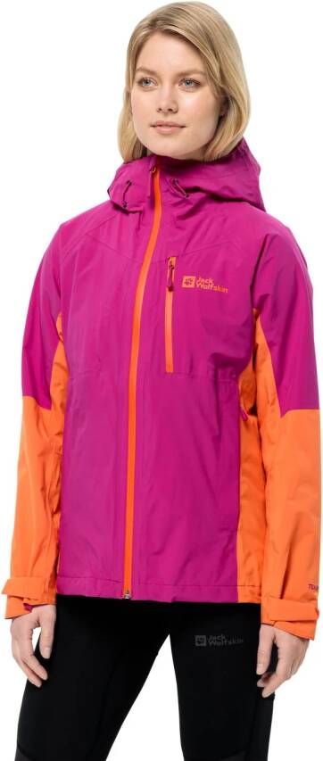 Jack Wolfskin Eagle Peak 2L Jacket Women Regenjack Dames XS new magenta new magenta