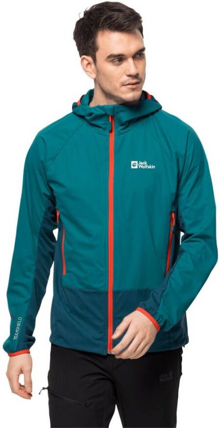 Jack Wolfskin Eagle Peak II-Personen Softshell Men Softshelljack Heren XL bay blue bay blue