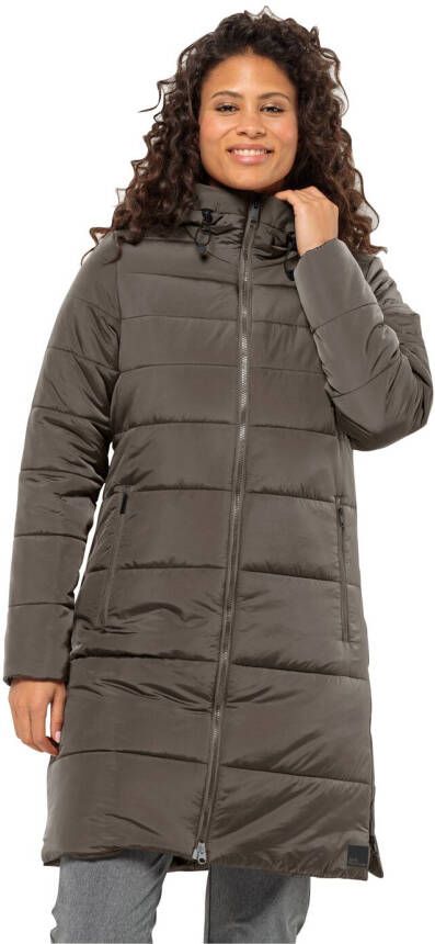 Jack Wolfskin Eisbach Coat Women Winterjas Dames L cold coffee cold coffee
