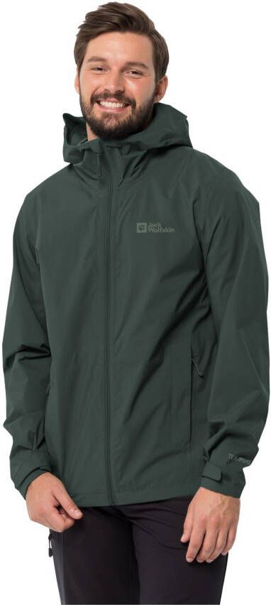 Jack Wolfskin Elsberg 2.5L Jacket Men Regenjack Heren 3XL black olive black olive