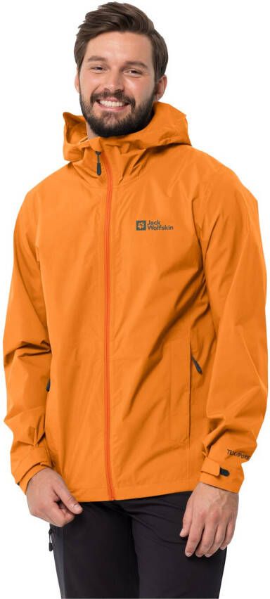 Jack Wolfskin Elsberg 2.5L Jacket Men Regenjack Heren XXL dragon fire dragon fire