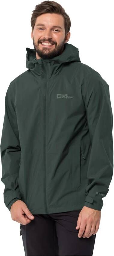 Jack Wolfskin Elsberg 2.5L Jacket Men Regenjack Heren XXL black olive black olive