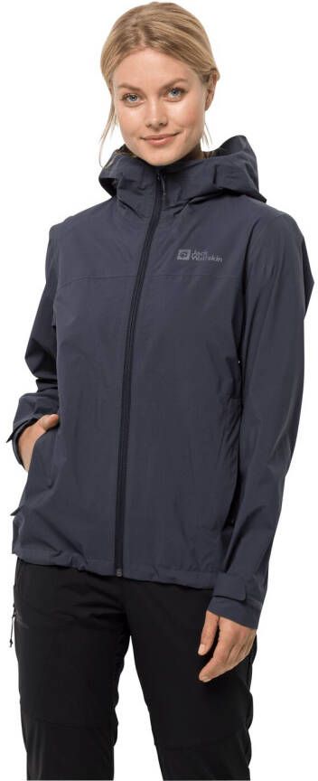 Jack Wolfskin Elsberg 2.5L Jacket Women Regenjack Dames L graphite