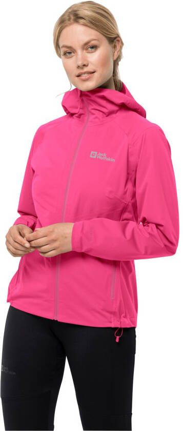 Jack Wolfskin Emberberg 3L Jacket Women Regenjack Dames XXL cameopink