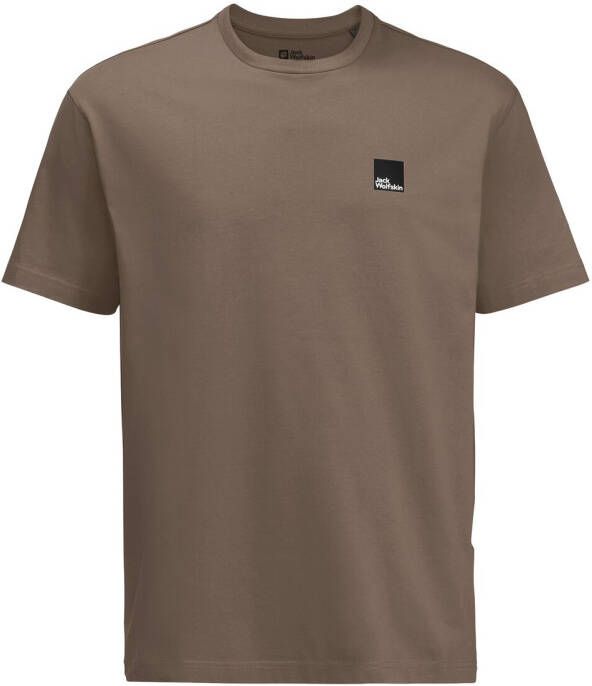 Jack Wolfskin Eschenheimer T-Shirt Uniseks T-shirt van biologisch katoen L  chestnut