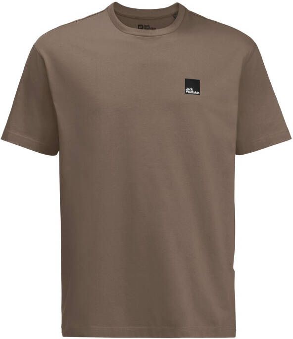 Jack Wolfskin Eschenheimer T-Shirt Uniseks T-shirt van biologisch katoen XS chestnut 4610 chestnut 4610