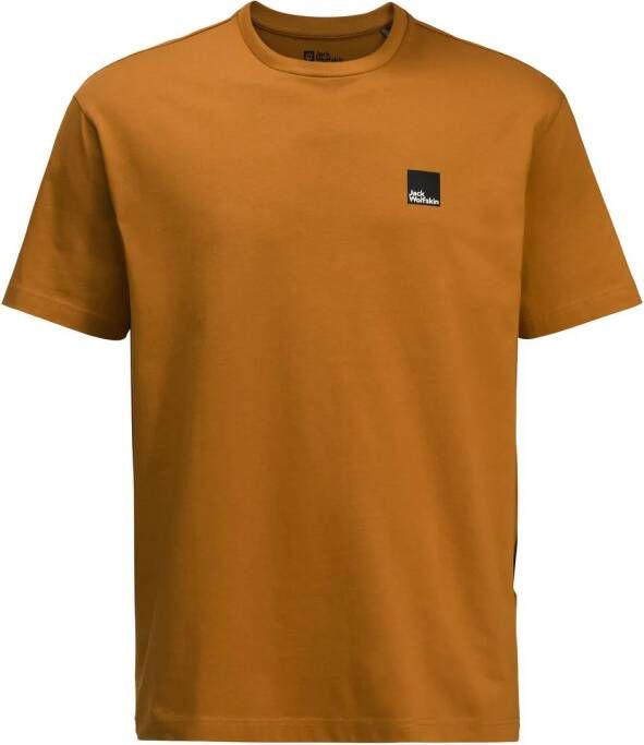 Jack Wolfskin Eschenheimer T-Shirt Uniseks T-shirt van biologisch katoen XXL autumn leaves autumn leaves