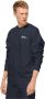 Jack Wolfskin Essential Crewneck Men Sweatshirt van biologisch katoen Heren XXL blue night blue - Thumbnail 1