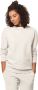 Jack Wolfskin Essential Crewneck Women Sweatshirt van biologisch katoen Dames XL geel cotton white - Thumbnail 2