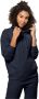 Jack Wolfskin Essential Hoody Women Hoody van biologisch katoen Dames XXL blue night blue - Thumbnail 1
