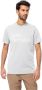 Jack Wolfskin Essential Logo T-Shirt Men T-shirt van biologisch katoen Heren S white - Thumbnail 2