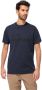 Jack Wolfskin Essential Logo T-Shirt Men T-shirt van biologisch katoen Heren XXL blue night blue - Thumbnail 1