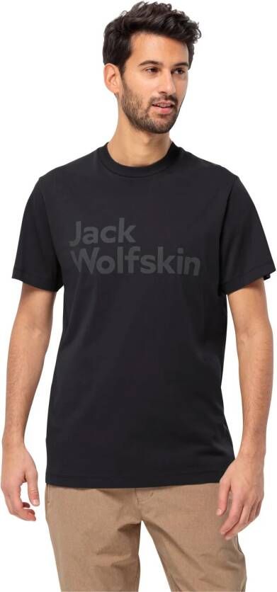 Jack Wolfskin Brand T-Shirt Men T-shirt van biologisch katoen Heren XXL black