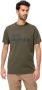 Jack Wolfskin Essential Logo T-Shirt Men T-shirt van biologisch katoen Heren XXL island moss island moss - Thumbnail 1