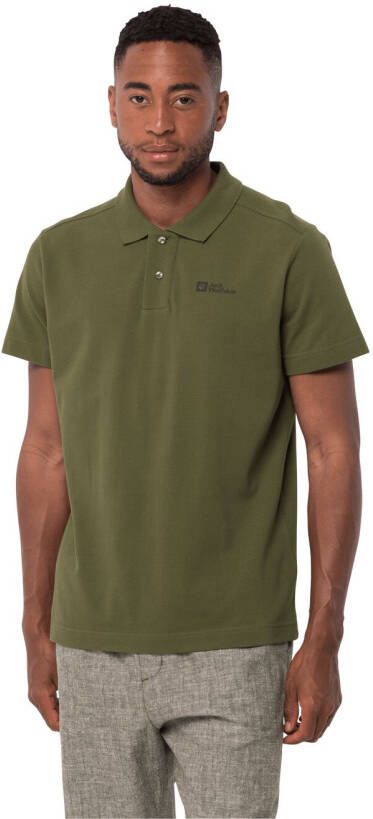 Jack Wolfskin Essential Polo Men Poloshirt Heren 3XL greenwood