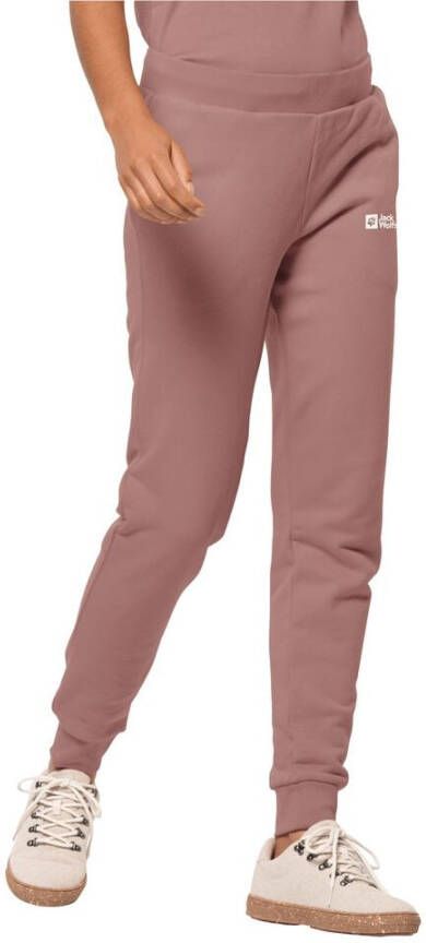 Jack Wolfskin Essential Sweat Pants Women Joggingbroek van biologisch katoen Dames XXL afterglow