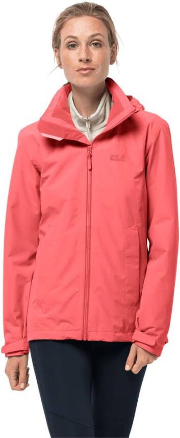 Jack Wolfskin Evandale Jacket Women Regenjack Dames M desert rose desert rose