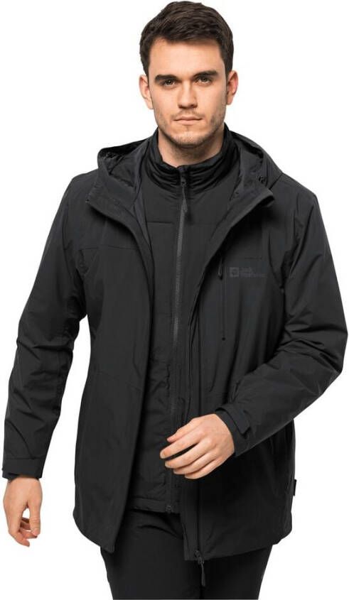 Jack Wolfskin Feldberg 3in1 Jacket Men 3in1 jack Heren XXL grijs black