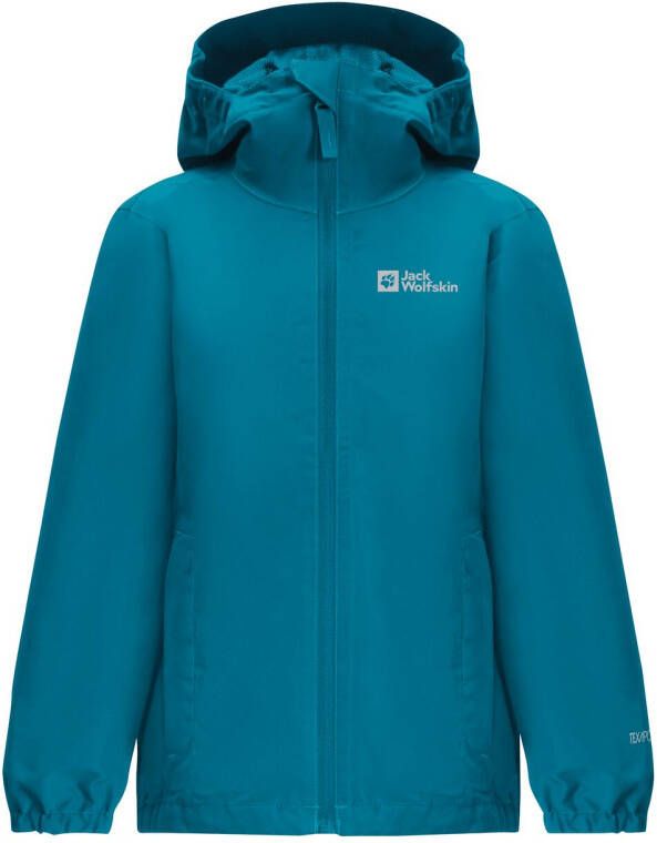 Jack Wolfskin Flaze Jacket Kids Regenjack Kinderen 116 everest blue everest blue