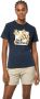 Jack Wolfskin Florell Box T-Shirt Women Dames T-shirt van biologisch katoen XS blue night blue - Thumbnail 2