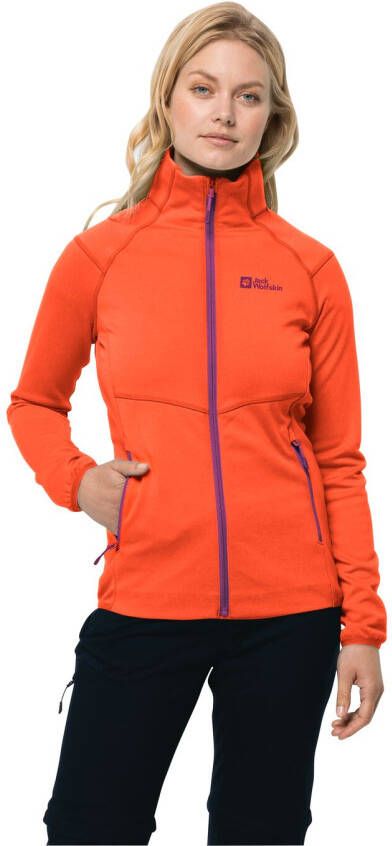 Jack Wolfskin Fortberg FZ Women Fleece jack Dames XXL vibrant orange vibrant orange