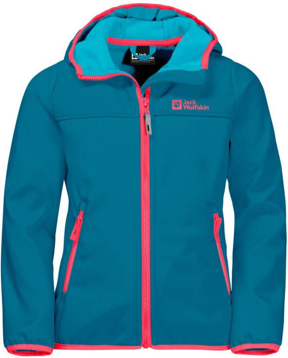 Jack Wolfskin Fourwinds Jacket Kids Softshelljack Kinderen 152 everest blue everest blue