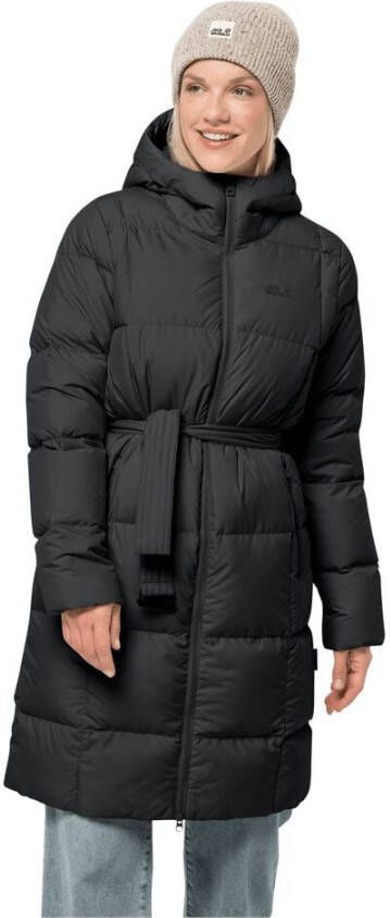 Jack Wolfskin Frozen Lake Coat Women Donsjas Dames M grijs black