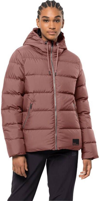 Jack Wolfskin Frozen Palace Jacket Women Donzen jack dames XXL bruin afterglow