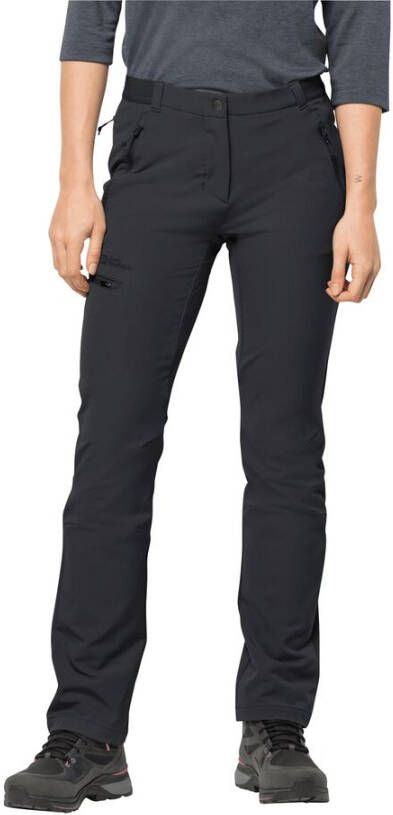 Jack Wolfskin Geigelstein Pants Women Softshell-wandelbroek Dames 36L black