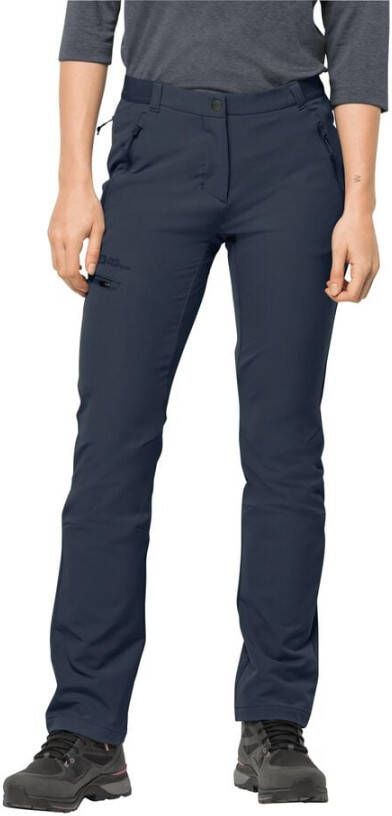 Jack Wolfskin Geigelstein Pants Women Softshell-wandelbroek Dames 38L blue night blue