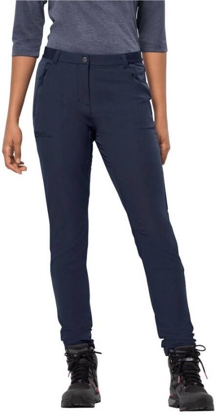 Jack Wolfskin Geigelstein Slim Pants Women Softshell-wandelbroek Dames 34 blue night blue