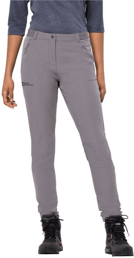 Jack Wolfskin Geigelstein Slim Pants Women Softshell-wandelbroek Dames 36 grijs seagull