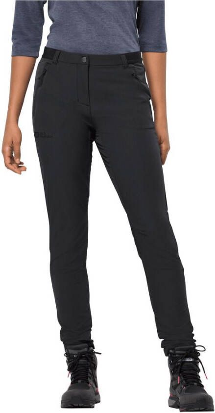 Jack Wolfskin Geigelstein Slim Pants Women Softshell-wandelbroek Dames 38 black